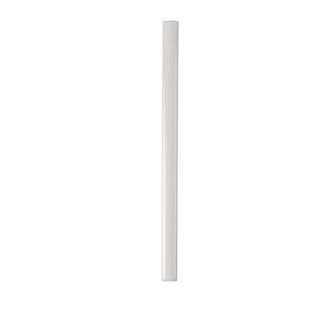 Apollo Tile Silken 0.5 in. x 7.9 in. Glossy White Ceramic Pencil Tile Trims 0.3 sq. ft./case, 10PK CRE88WHTPENA